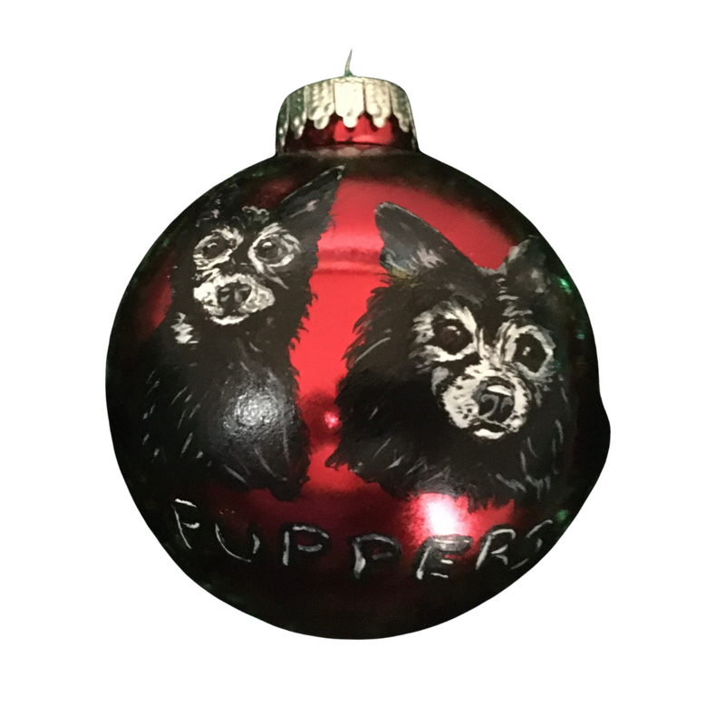 Ornaments – More Than One Pet / Side | Pet Portraits Ornaments – More Than One Pet / Side | Pet Portraits