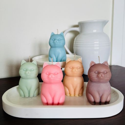 Kitty Pillar Candle Kitty Pillar Candle