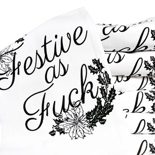 Festive as F*ck Kitchen Towel
