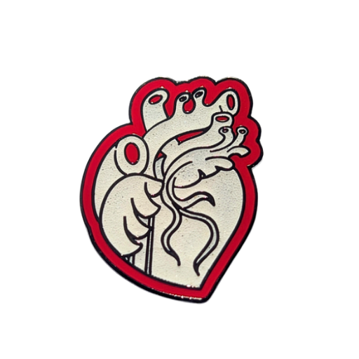 HEARTBEATEN Enamel Pin