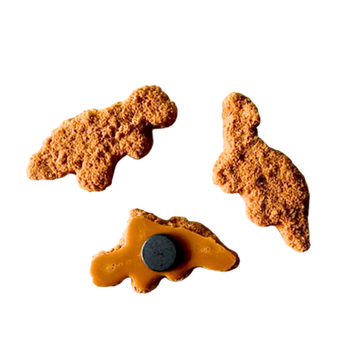 Dinosaur Chicken Nugget Magnets