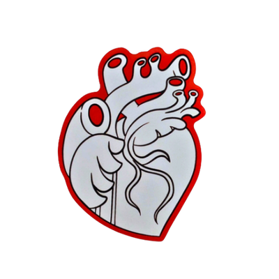 HEARTBEATEN Sticker HEARTBEATEN Sticker