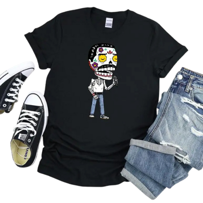 Freddie Mercury Day of the Dead Tee Freddie Mercury Day of the Dead Tee