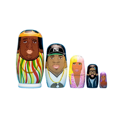 East Coast Rappers Nesting Doll