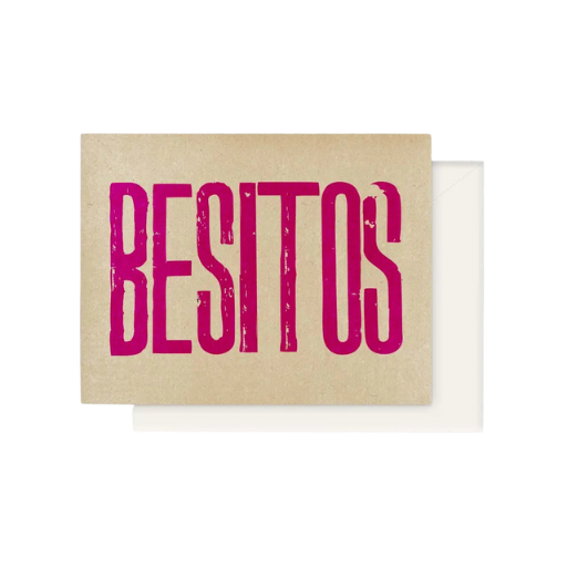 Besitos Greeting Card