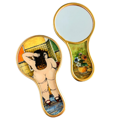 Botero's Women Hand Mirror Botero's Women Hand Mirror