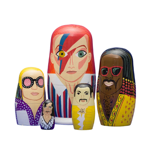 70’s Icons Nesting Doll 70’s Icons Nesting Doll