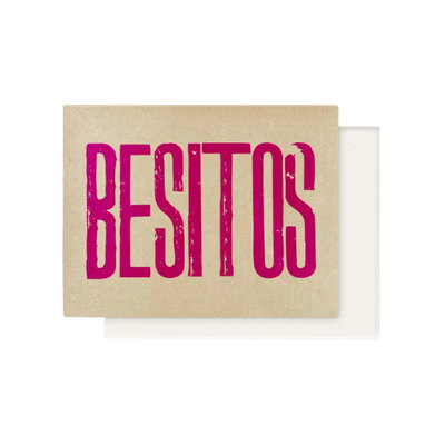 BESITOS GREETING CARD BESITOS GREETING CARD