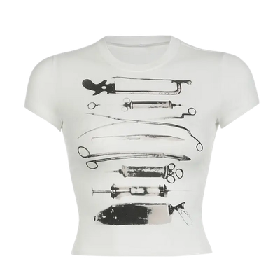 One Size Stretch Goth Tee