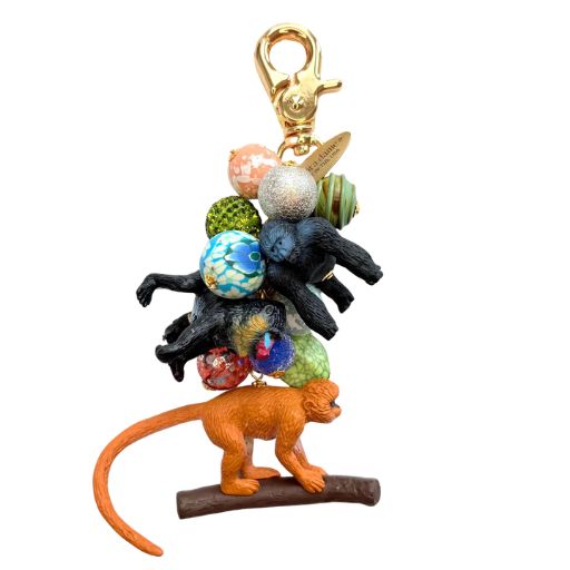 HANDMADE ORIGINAL MONKEY CHIC AF BAG CHARM