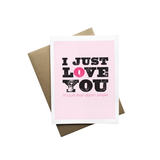 I Love You Card