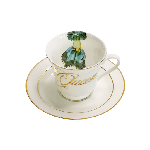 The Queens Tea Cup And Saucer The Queens Tea Cup And Saucer