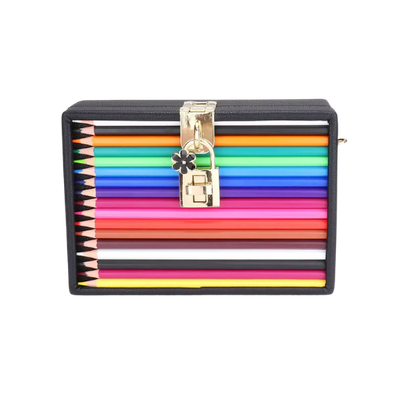 Color Pencil Clutch Bag Color Pencil Clutch Bag