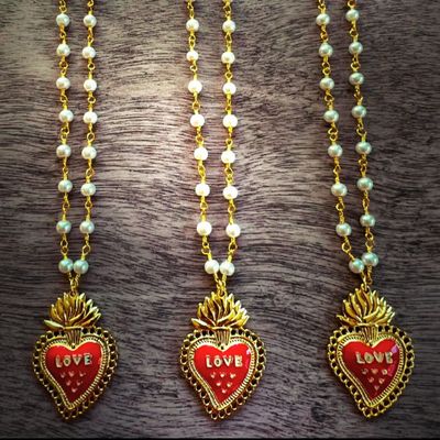 Fuego Heart Necklace