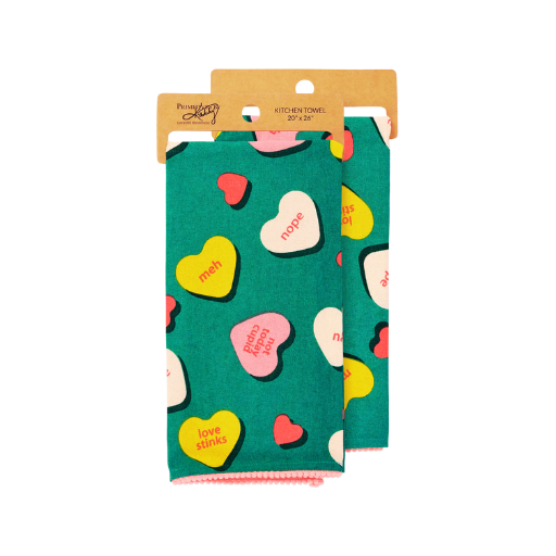 Anti Valentines Kitchen Towel