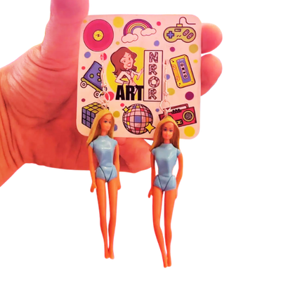 Malibu Barbie Doll Earrings Malibu Barbie Doll Earrings