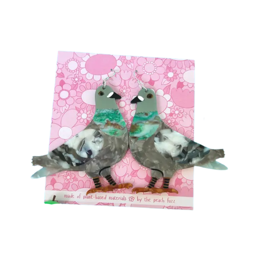 Pigeon Earrings