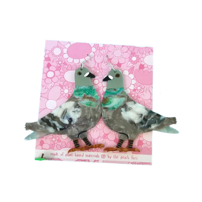 Pigeon Earrings