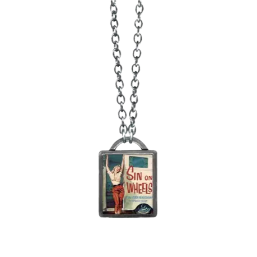 Silver Bad Girl Necklace