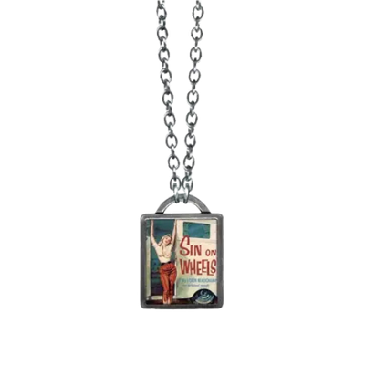 Silver Bad Girl Necklace