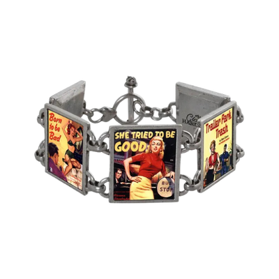 Silver Bad Girl Bracelet