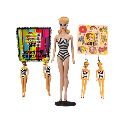 Retro 50’s Barbie Earrings