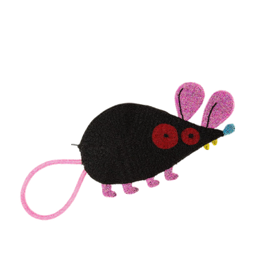 Hand Beaded Mouse Handbag