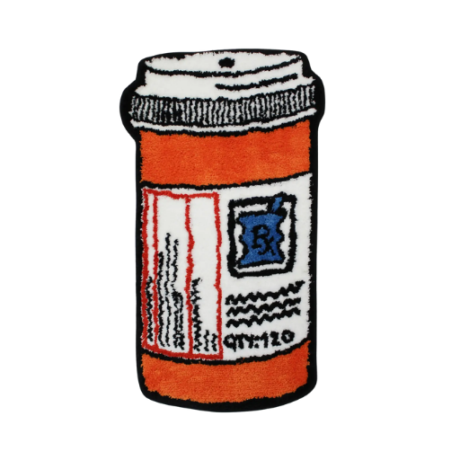Prescription Bottle Rug