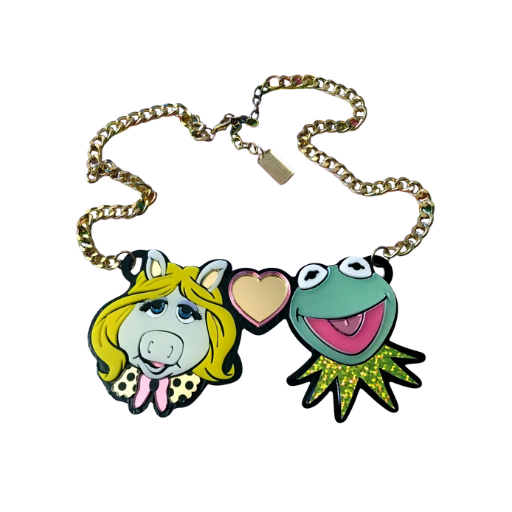Piggy/Kermit Muppet Necklace Piggy/Kermit Muppet Necklace