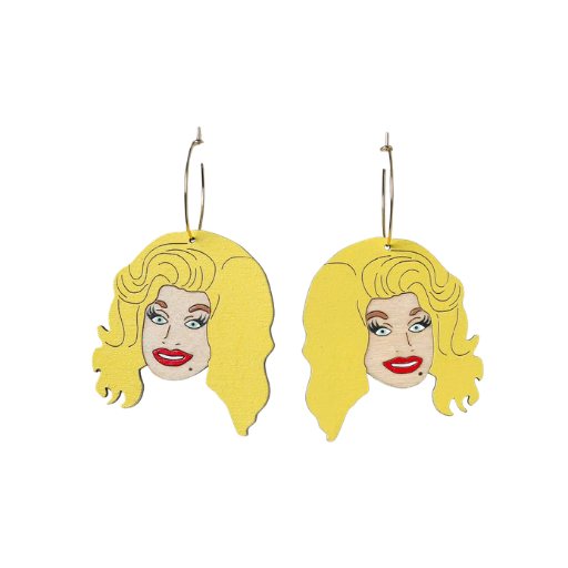 Handmade Dolly Dangle Earrings