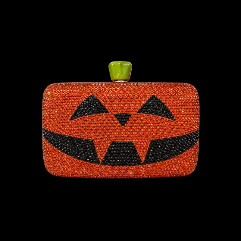 JACK-O-LANTERN SPARKLY CLUTCH JACK-O-LANTERN SPARKLY CLUTCH