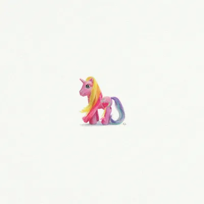 Karen Libecap My Little Pony Mini Watercolor
