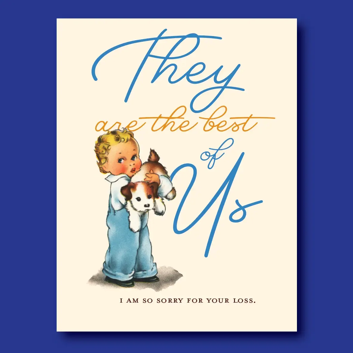 DOGGY SYMPATHY CARD