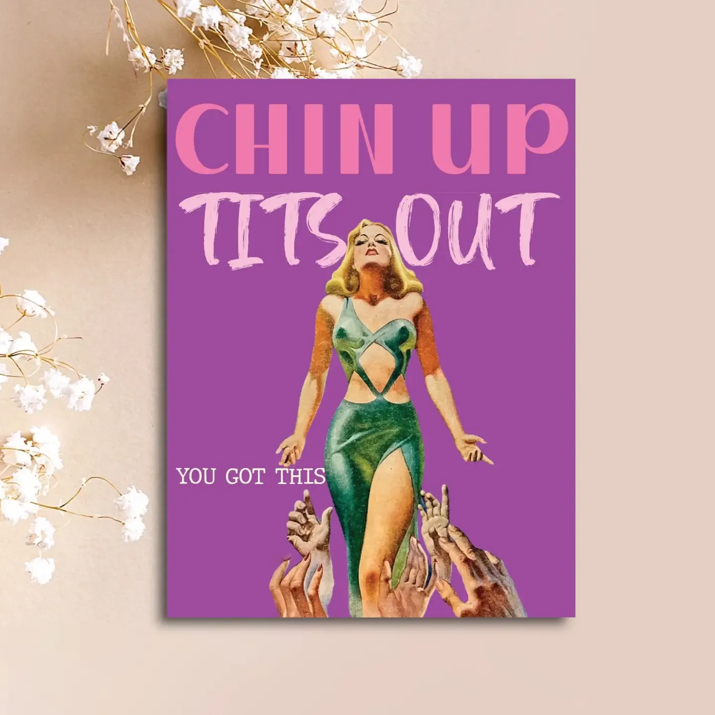 CHIN UP CARD