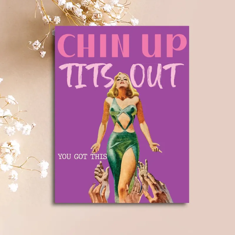 CHIN UP CARD