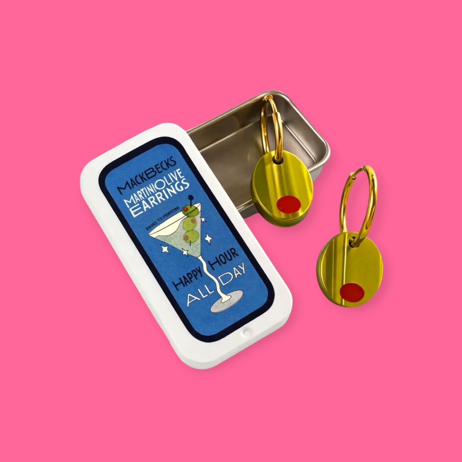 Cocktail Olive Earrings