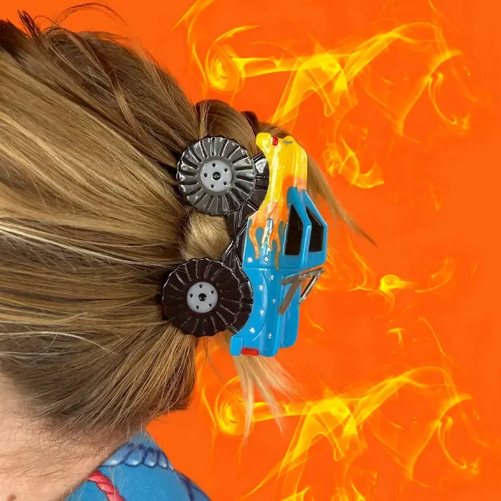 TONKA TRUCK HAIR CLAW