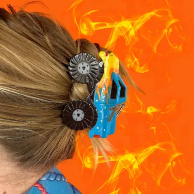 TONKA TRUCK HAIR CLAW
