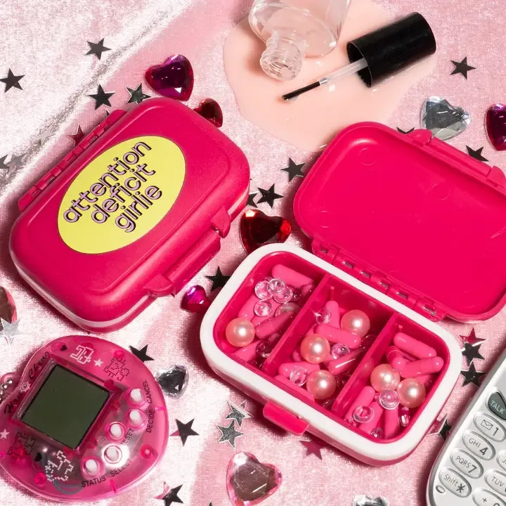 ATTENTION DEFICIT GIRLIE PILL CASE