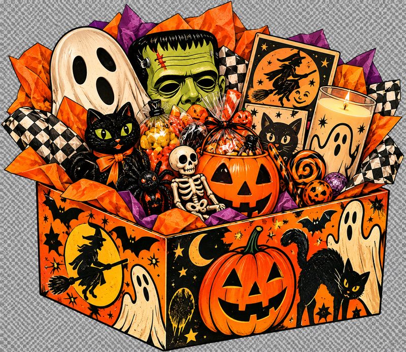 THE OLD SCHOOL HALLOWEEN BOX THE OLD SCHOOL HALLOWEEN BOX