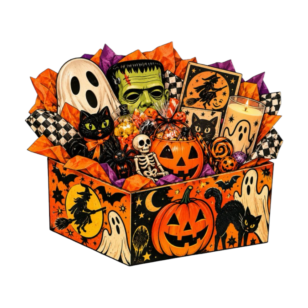 THE OLD SCHOOL HALLOWEEN BOX THE OLD SCHOOL HALLOWEEN BOX