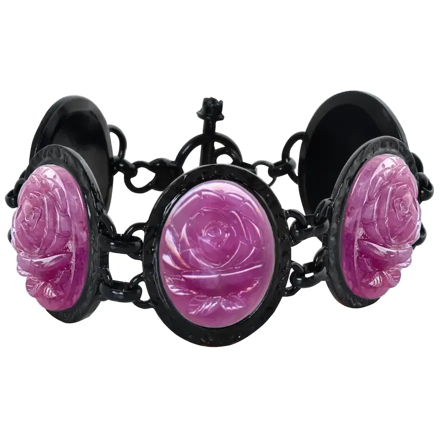 CARVED ROSE VICTORIAN BRACELET CARVED ROSE VICTORIAN BRACELET