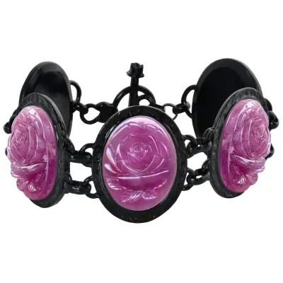 CARVED ROSE VICTORIAN BRACELET CARVED ROSE VICTORIAN BRACELET