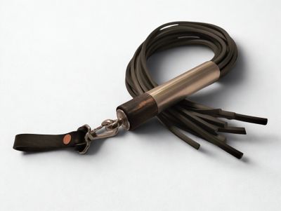 Hydra Rubber Strap Whip - Stainless Steel Handle