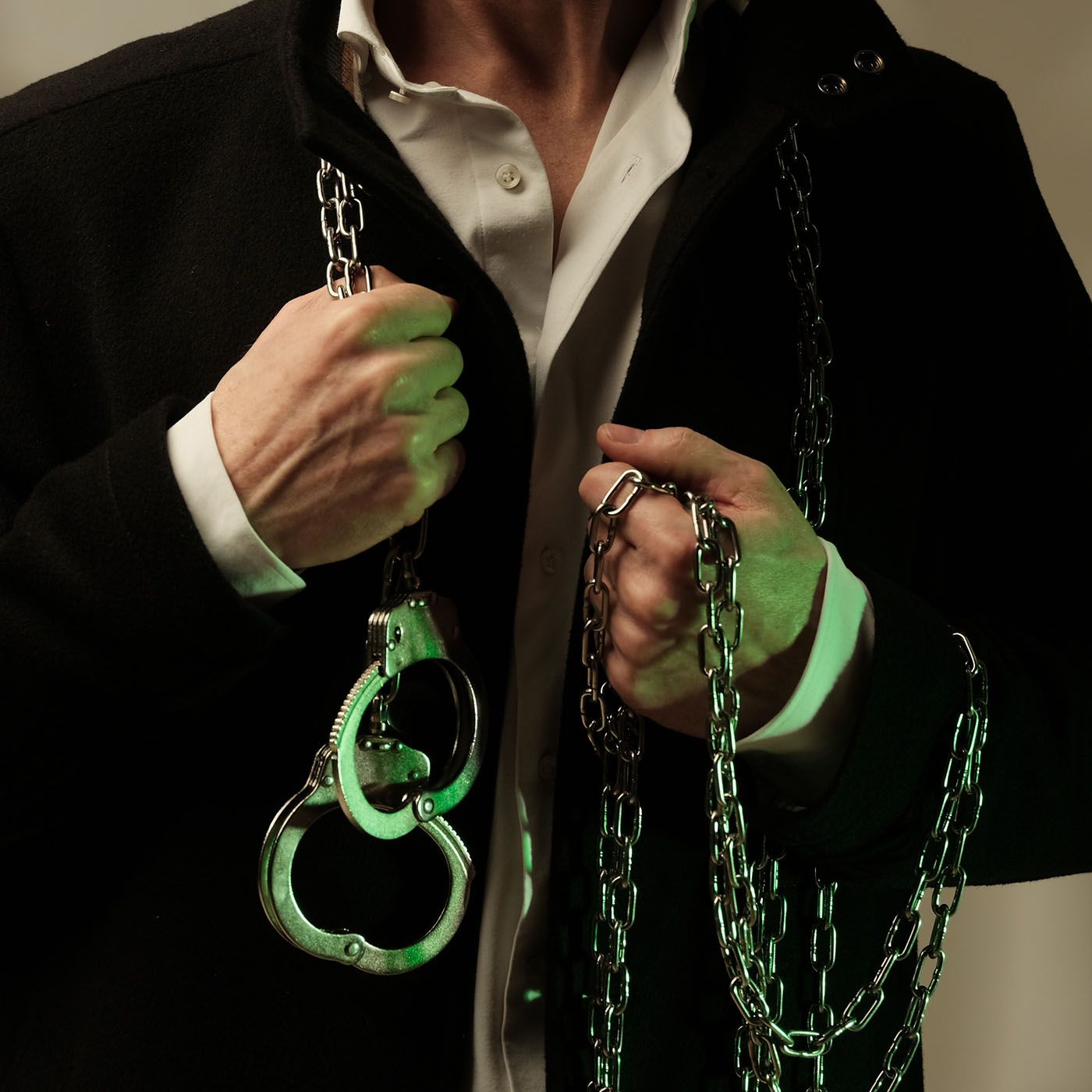 INOX Police-Grade BDSM Restraint Set - Full Stainless Steel