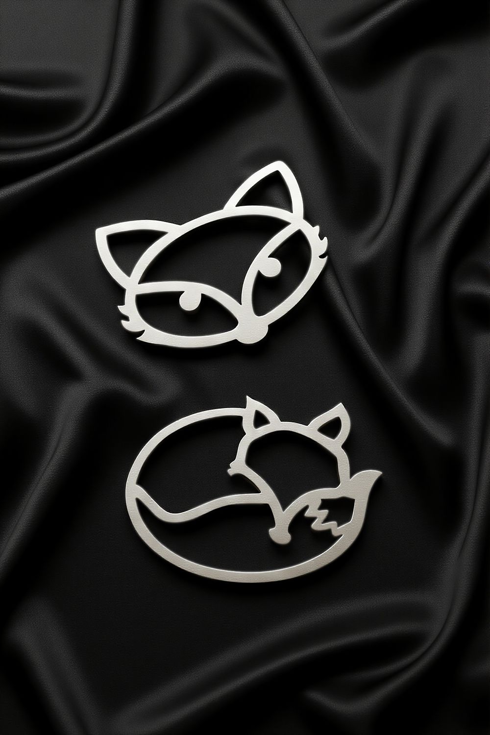 Stainless Steel Fox-Shaped Attachment Points – Svar_fabricare