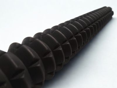 Pangolin Wooden BDSM Baton - Stainless Steel Handle