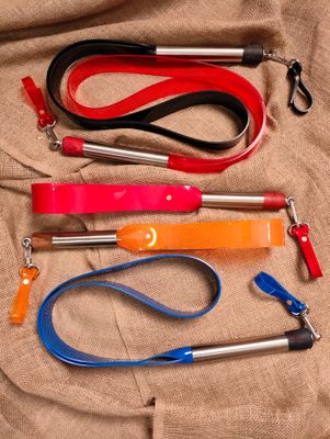 Urus Brute PVC Whip - Stainless Steel Handle