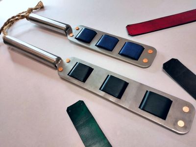 Casto_Rea Stainless Steel Paddle with Leather Edge - Innocent Crime