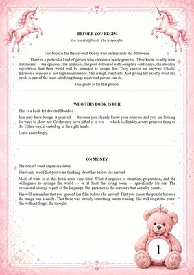 100 Dates for Your Bratty Princess — A Field Guide for the Devoted